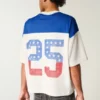 Boxy Crop Number Graphic Jersey