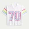 Boxy Crop Number Graphic Jersey