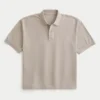 Boxy Crop Washed Polo
