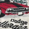 Boxy Dodge Challenger Graphic Crew Sweater
