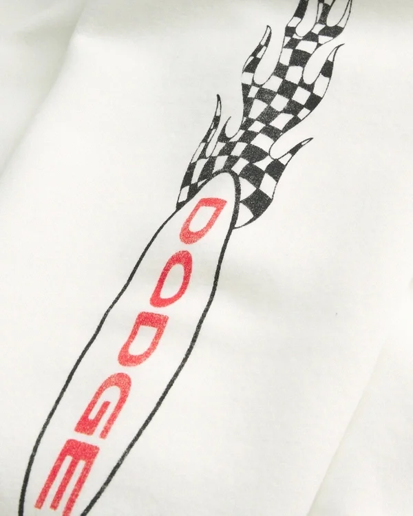 Boxy Dodge Hellcat Graphic Hoodie Boxy Dodge Hellcat Graphic Hoodie