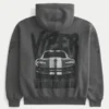 Boxy Dodge Viper Graphic Zip-Up Hoodie Boxy Dodge Viper Graphic Zip-Up Hoodie