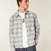 Boxy Flannel Shirt