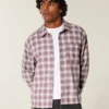 Boxy Flannel Shirt