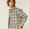 Boxy Flannel Shirt