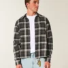Boxy Flannel Shirt