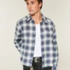 Boxy Flannel Shirt