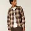 Boxy Flannel Shirt