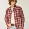 Boxy Flannel Shirt