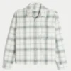 Boxy Flannel Shirt