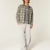 Boxy Flannel Shirt