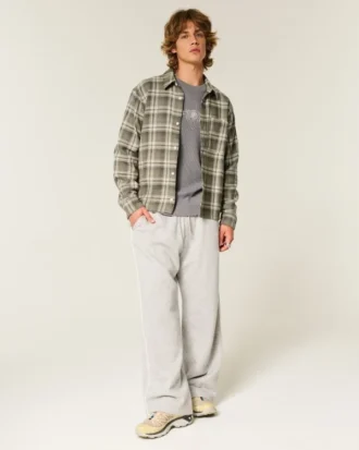 Boxy Flannel Shirt
