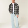 Boxy Flannel Shirt