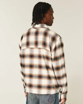 Boxy Flannel Shirt