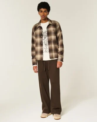 Boxy Flannel Shirt