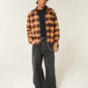 Boxy Flannel Shirt