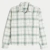 Boxy Flannel Shirt