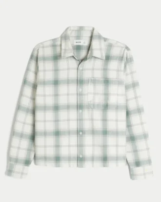 Boxy Flannel Shirt