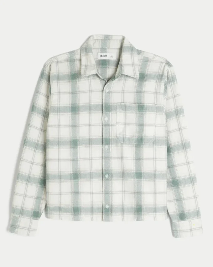 Boxy Flannel Shirt