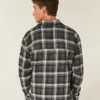 Boxy Flannel Shirt