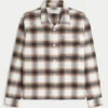 Boxy Flannel Shirt