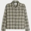 Boxy Flannel Shirt