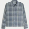 Boxy Flannel Shirt