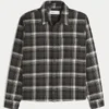 Boxy Flannel Shirt
