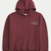 Boxy Florida State University Seminoles Graphic Hoodie Boxy Florida State University Seminoles Graphic Hoodie
