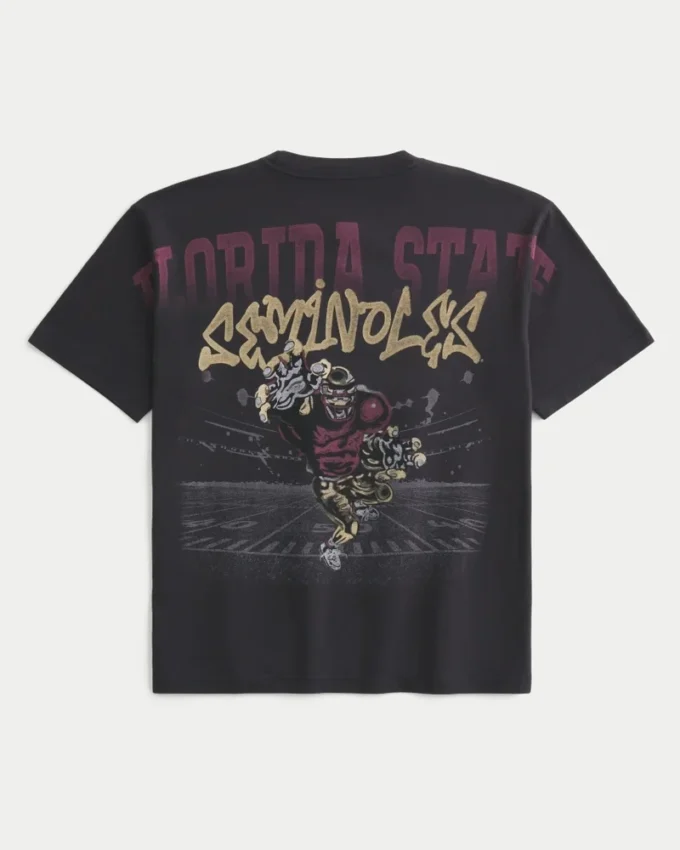 Boxy Florida State University Seminoles Graphic Tee