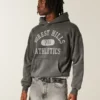 Boxy Forest Hills Athletics Graphic Hoodie