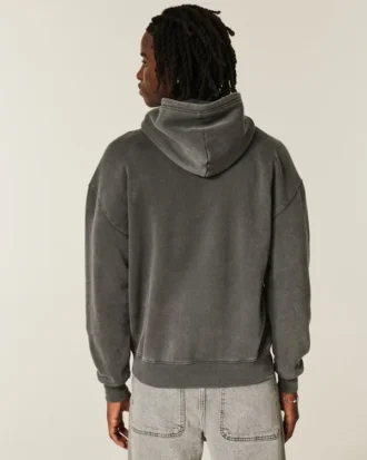 Boxy Forest Hills Athletics Graphic Hoodie