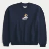 Boxy Frosted Flakes Graphic Crew Sweatshirt