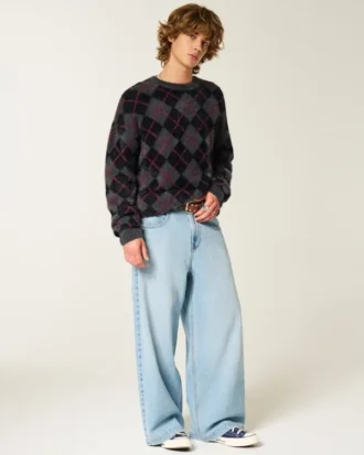 boxy fuzzy crew sweater 2 2 330x413 - Boxy Fuzzy Crew Sweater