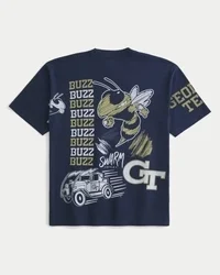 Boxy Georgia Tech Yellow Jackets Graphic Tee