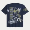Boxy Georgia Tech Yellow Jackets Graphic Tee