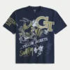 Boxy Georgia Tech Yellow Jackets Graphic Tee
