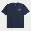 Boxy Gonzaga University Bulldogs Graphic Tee