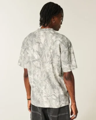 Boxy Heavyweight Camo Dodge Challenger SRT Graphic Tee