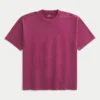 Boxy Heavyweight Cotton Crew T-Shirt