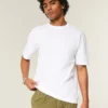 Boxy Heavyweight Cotton Crew T-Shirt