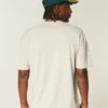 Boxy Heavyweight Cotton Crew T-Shirt