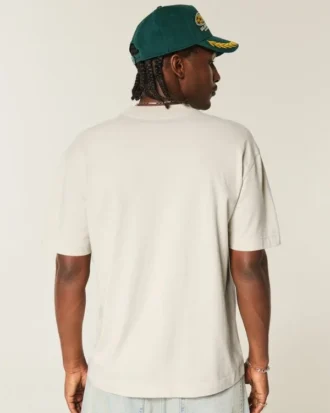 Boxy Heavyweight Cotton Crew T-Shirt