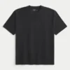 Boxy Heavyweight Cotton Crew T-Shirt