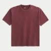 Boxy Heavyweight Cotton Crew T-Shirt