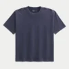 Boxy Heavyweight Cotton Crew T-Shirt