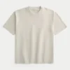 Boxy Heavyweight Cotton Crew T-Shirt