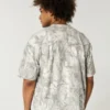 Boxy Heavyweight Crop Camo Crew T-Shirt