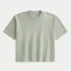 Boxy Heavyweight Crop Crew T-Shirt