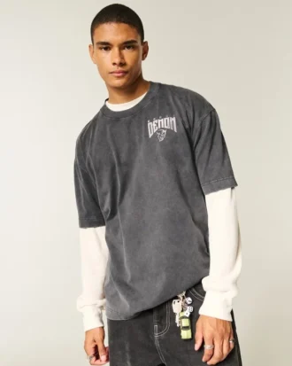 Boxy Heavyweight Dodge Demon Graphic Tee